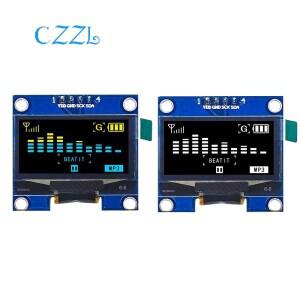 1.3 OLED 모듈 1.3인치 디스플레이 흰색/파란색 128X64 IIC I2C 컬러 통신 LCD