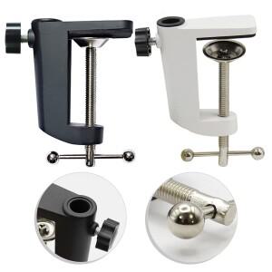 1pcs 데스크 테이블 마운트 클램프 작업용 마이크 스탠드 교체 부품 클립 용 I 자형 고정 브래킷