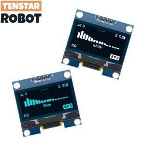 1.3 OLED 디스플레이 모듈 흰색/파란색 드라이브 칩 SH1106 128X64 인치 LCD IIC I2C 통신