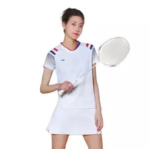 리닝 탁구복 스커트 상의 탁구 여성 노출방지 훈련복 테니스