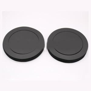 자동차 차량용 호환 스피커 링 베이스 사운드 자체 접착 절연 링 6.5인치 2개