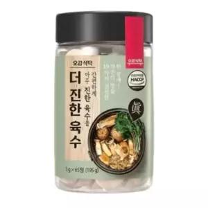 [단비] 오감식탁 더진한 육수 코인육수 65정 x 1개