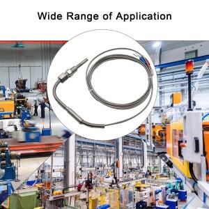 1/8 NPT EGT K 열전대 배기 프로브 1200 ° C 온도 센서 스레드 튜브 1/8'' 엘보 수 플러그