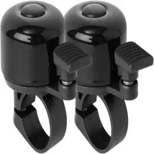 로드용 자전거 경적 스쿠터용 산악 MTB BMX를 위한 시끄러운 멜로디 사운드 클래식 미니 벨 2팩