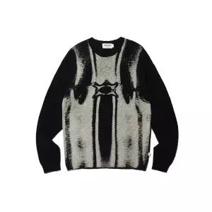 크리틱 빈티지 WORMHOLE 롱슬리브 니트 블랙 추천