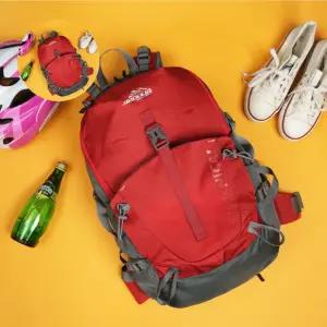 등산 라이딩 배낭 여자 캐주얼 패션 레드 가방 25L