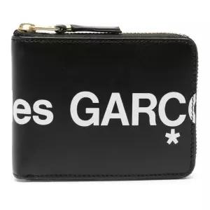 휴지 로고 집어라운드 지갑 SA7100HL BLACK BLACK