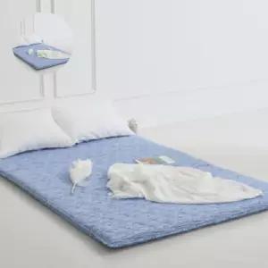 이불커버 더크린 바닥요매트 블루 퀸2인용(요커버/요솜)