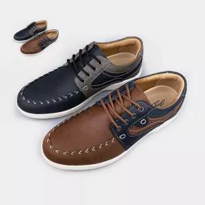 발이 편한 남자 캐주얼 슈즈 스티치 데일리 신발 로퍼