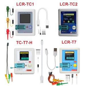 LCR-TC1 LCR-T7 트랜지스터 테스터 다이오드 삼극관 MOS/PNP/NPN 커패시터 저항 트랜지스터용 멀티미터  디