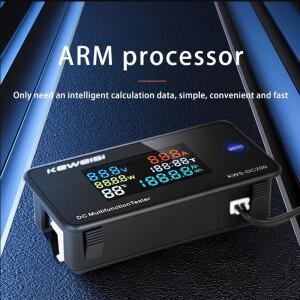 LCD 디지털 볼트미터 암페어미터 DC 0-200V 0-100A KWS 전력 에너지 미터 LED 컬러 DC 전기 와트미터 KWS-D