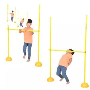 실내놀이기구 유아 어린이 스포츠 활동 체육 교구 림보 도구 세트