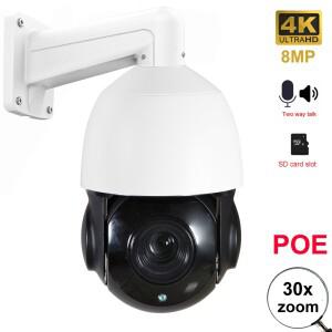 Onvif 호환 IMX415 hikvision 호환 4k 8MP 6MP 5MP 2MP 실외 POE IP PTZ 캠 스피드 돔 카메라 30x 줌 ptz i