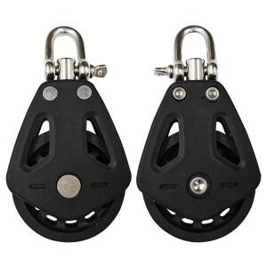 고하중 시브 블록 범용 헤드 회전 걸쇠 단일 풀리 일반 베어링 로프 러너 보트 액세서리