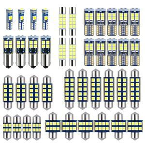 EBAIFUN 42팩 화이트 12V DE3175 6418 6411 T10 2825 BA9S 64111 T5 74 6612F 6615F 31mm 36mm 41mm LED 전구 키트