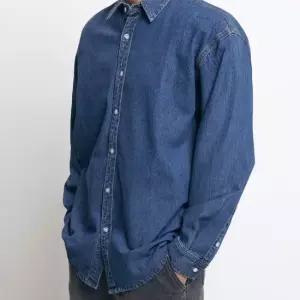 9002 데님 긴팔 셔츠 남성 여자 공용 시밀러룩 커플룩 데일리 [GTM] 릴렉스드 데님 긴팔 셔츠