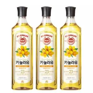 사조 카놀라유 900ML x 3개