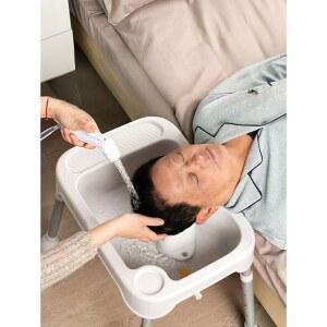 간이세 머리 누워서 샴푸대 침대 보조 성인 벨린 간병 누워서머리