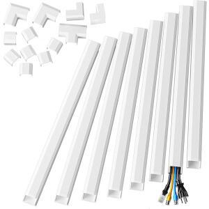 1세트 125인치 코드 커버 카바 벽 케이블 의 대형 컨실러 마운트 TV용 호환 레이스웨이 키트 홈 오피스용