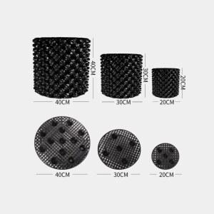 모판 모종판 트레이 가지 치기 식물 분재 제어 트레이너 컨테이너 냄비 보육 나무 이식 정원 성장 뿌리