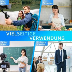 라발리에 마이크 2.4G 무선 휴대용 호환 오디오 비디오 녹화 iPhone 호환  용 호환 미니 안드로이드 호환