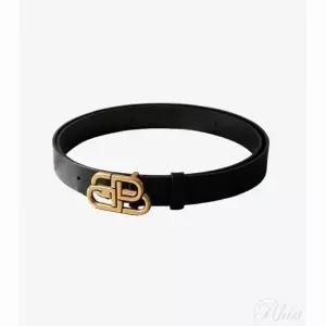 발렌시아가 26SS BB 씬 가죽 벨트 581690 1CH04 1000