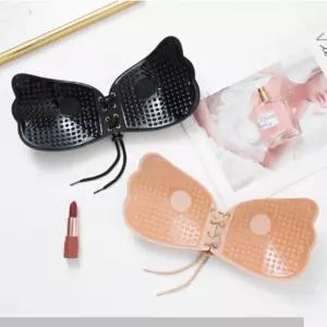 날개 코르셋 누브라 오프숄더 나시 실리콘 브라