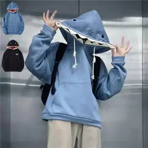 [리빌모아]남여공용 기모안감 후드 상어 맨투맨 DMESW-TSW-STS14312415