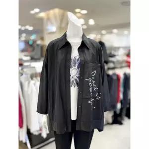 소고 세이브존01 양가죽 배색 카라넥 자켓 TI3GA15_A