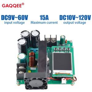 900W 15A 부스트 컨버터 DC-DC 9V ~ 60V 10V-120V LCD 디스플레이 제어 스텝 업 모듈 고정밀 전압 변압기