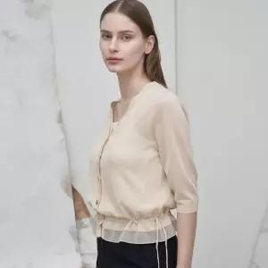 올리비아로렌 HC03 칠부소매 니트 가디건  VOB BC5M 4321