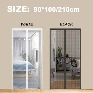 방풍비닐 방한 단열 모기장 벌레파리쥐 차단 펀칭 스크린 도어 커튼 자동 창문 닫힘
