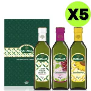 올리타리아 올리브유 + 포도씨유 + 해바라기유 X5세트