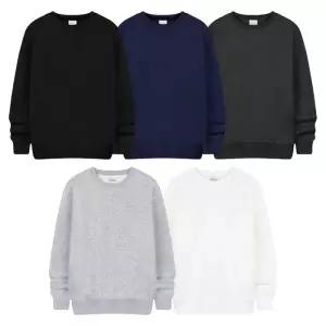 [리빌모아]남여공용 기모안감 라운드 루즈핏 맨투맨 SDW-TSW-SSD221070