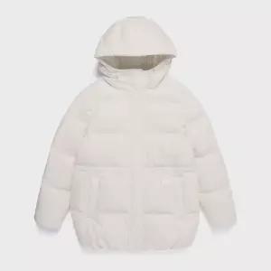 내셔널지오그래픽 N254WDW080 여성 허리 스트링 후드 덕다운 점퍼 OWHITE 3586724 318983