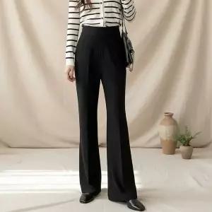 [하프클럽/]여성 하이웨스트 나팔 편한 오피스웨어