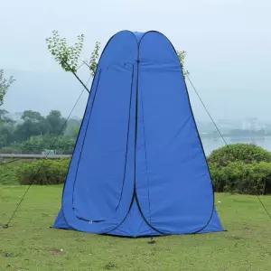 간편설치 샤워텐트 캠핑탈의실 120x190 (블루)