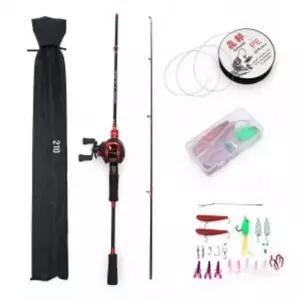 EAS 고피싱좌핸들베이트릴루어낚싯대세트오색낚싯줄