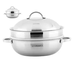 스텐레스 IH 통3중 찜기 파티웍 찜솥 냄비 30cm 1P