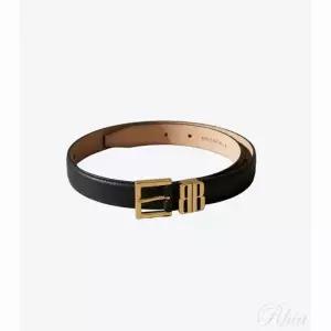 [발렌시아가] BB 로고 버클 가죽 벨트 블랙 사이즈 75~110 154951586