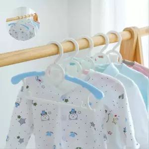 아이옷장 길이가 조절되는 곰돌이 유아옷걸이(5개입)