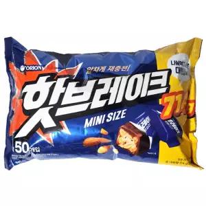 (재입고) 핫브레이크 오리지널 714g 대용량 미니초코바 집 사무실 학교 학원 단체간식