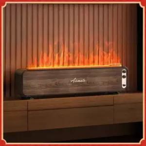 대형 벽난로가습기 느낌 호텔 환절기 인테리어