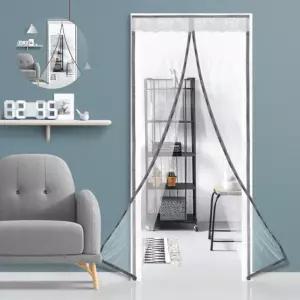 보급형자석방풍막 방한비닐 문바람막이 난방커튼