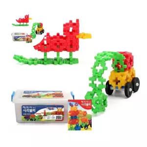 한립 미니 사각 블럭 네모 격자 블록 장난감 220P