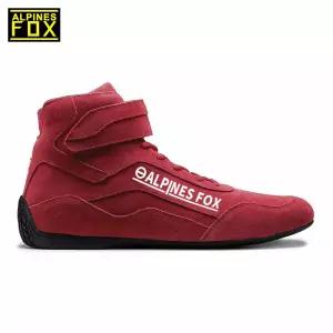 레저 바이크 오토바이 스웨이드 소 가죽 레이싱 신발 남성 여성 운전 4 계절 카트 자동차 오프로드 부츠 3D