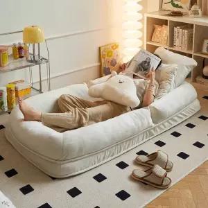 인간대형쿠션 집순이 침실 의자 침대 소파베드 빈백