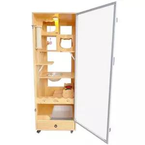 나무 고양이 집 원목 반려동물 강아지 숨숨집 반려견