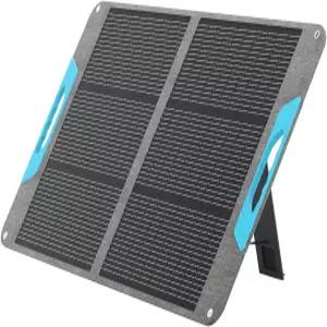 Renogy 100와트 태양광 패널 킥스탠드가 있는 N형 100W 휴대용 발전소용 접이식 25 고효율 충전기 캠핑 RV