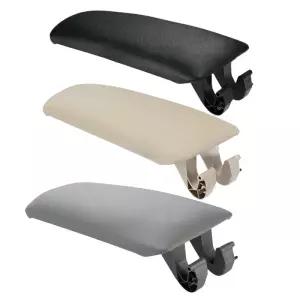 아우디 A4 B6 B7 20022007 용 1Pc 센터 콘솔 팔걸이 보관함 뚜껑 커버 자동차 액세서리 가죽 래치